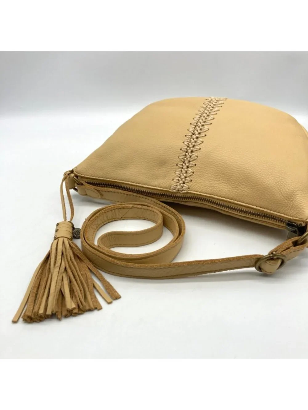 The Sak Silverlake Buttercup Leather Crescent Crossbody